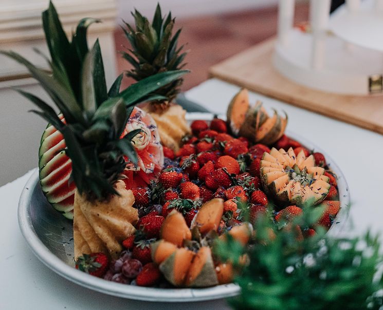 Corbeille de fruits frais de saison préparée par Best Events Traiteur